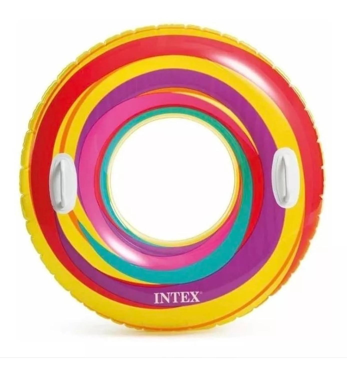 Salvavidas Inflable Salvavidas Inflable Colores Con Agarradera Para Niños Intex 59256NP ...