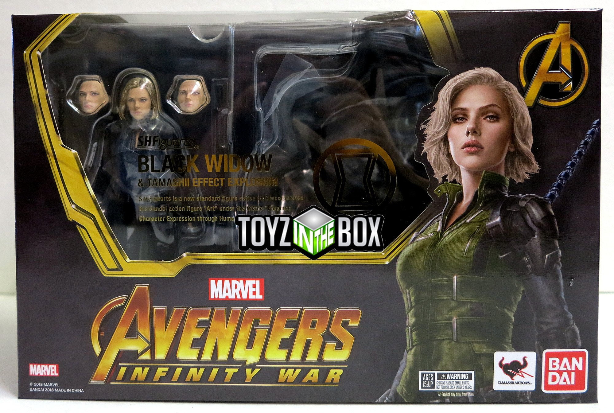 Figuarts Avengers Infinity War Black Widow Marvel Action Figure 