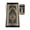 Black & Gold, variant on Ihvan Online Muslim Prayer Rug Janamaz Mat Zulfiqar Design Chenille Fabric Islamic Gift Black Indoor