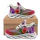thumbnail image 1 of Zapatillas de deporte con estampado de flores de hibisco de estilo polinesio para mujer, calzado deportivo ligero y cómodo para correr al aire libre en verano y otoño, 1 of 6
