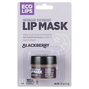 Eco Lips Overnight Intensive Lip Mask with Blackberry, .25oz 1ct