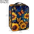 thumbnail image 6 of Starry Sky Sunflower Butterfly Premium Polyester Shoe Boxes - Durable & Stylish Storage Solution, 23x31cm/9x12in Size, 6 of 7