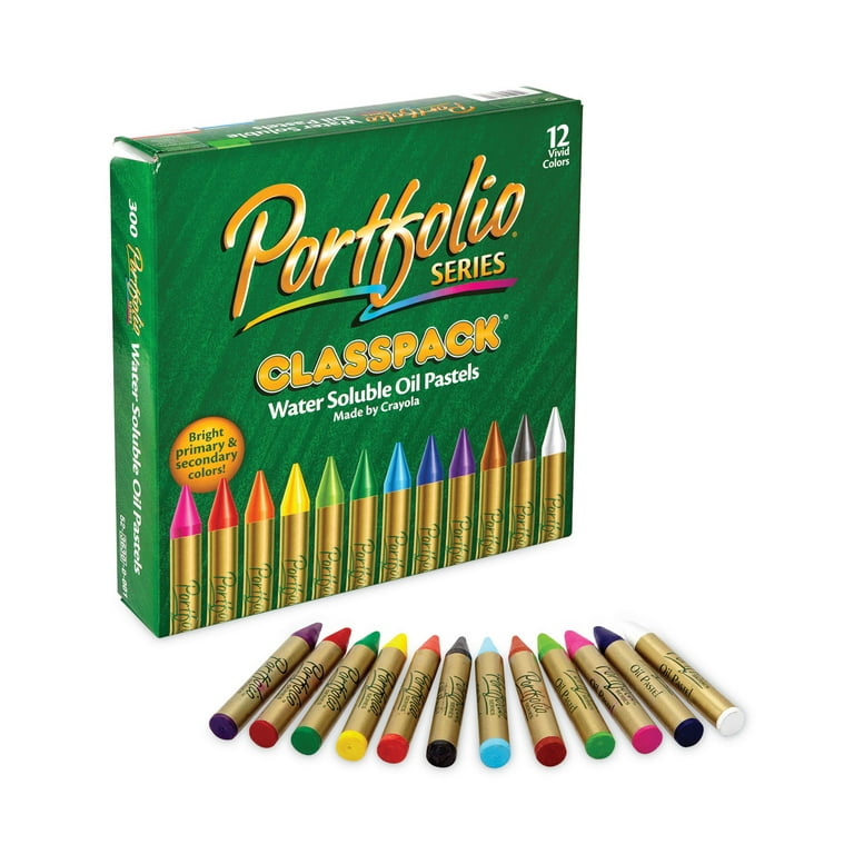  Crayola Oil Pastels Classpack, School Supplies, Water Soluble,  12 Assorted Colors, 300Count : Arts, Crafts & Sewing