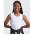 thumbnail image 6 of CRZ YOGA Girls Cloudweight Athletic Tank Tops Hip Length Active Dance Casual Sleeveless Kids, 6 of 7