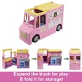 thumbnail image 3 of Barbie Sets, Lemonade Truck Playset with Prep & Dining Areas, 25 Pieces [Walmart Exclusive], 3 of 6