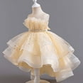 thumbnail image 4 of JCCXIN Girl Dress Puffy Gown Sleeveless Gown With Train For Pageant Performance Recital Party Wedding Lovely 2-3 Years, 4 of 6