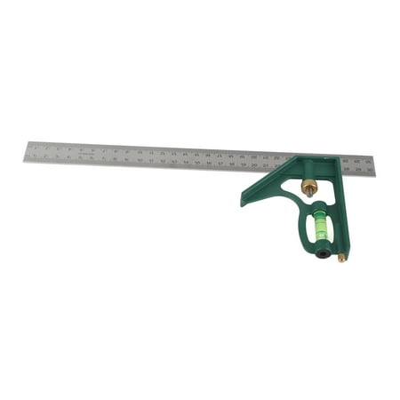 

Multi Functional 300mm Combination Square Angle Ruler 45/90 Degree With Bubble Level