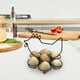 thumbnail image 4 of Cesta para huevos de hierro y metal, cesta para almacenamiento de cocina, diseño ajustable, estilo moderno, para cocina doméstica, soporte para huevos, organizador que ahorra espacio. Blaxill, 4 of 9