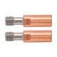 thumbnail image 2 of Boquilla de garganta Hotend para impresora D, 2 piezas Boquilla de garganta de cobre de aleación de Ti para impresora 3D Boquilla de garganta bimetálica Tecnología de vanguardia, 2 of 8