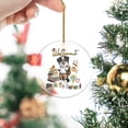 thumbnail image 2 of Welcome Border Collie Back to School Vintage Retro Acrylic Round Ornament Borders Dog Lovers Gifts Idea Home Tree Decor - 02012, 2 of 4