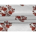 thumbnail image 5 of oneOone Velvet Red Fabric Block Craft Projects Decor Fabric Printed By The Yard 58 Inch Wide-Z4, 5 of 5