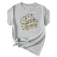 thumbnail image 2 of Anbech Howdy Women Tshirt Graphic Western Short Sleeve Shirt Crewneck Fashion Tee, 2 of 3