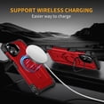 thumbnail image 2 of for Motorola Moto G Power 5G 2025 Case Magnetic with Camera Ring Kickstand, Slim Shockproof Military Protecive Wireless Charging Phone Cover Case Compatible with Moto G Power 5G 2025, Red, 2 of 7