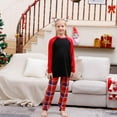 thumbnail image 2 of Odeerbi Matching Family Christmas Pajamas Sets Xmas Family Home Wear Sets 2025 Casual Printed Top with Bottom Outfits Loungewear Sleepwear Jammies for Kids, 2 of 9