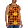 thumbnail image 2 of Bixox Men's Halloween Printed Shirt Sleeveless Fitness Tank Top-Medium, 2 of 7