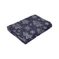 thumbnail image 6 of ZICANCN Throw Blanket Christmas Tree Dark Blue , Couch Ultra Soft Micro Fleece Sofa Bed Camping Travel Blanket for Adults, 60"x50", 6 of 8