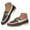 Brown, variant on Mostsola Loafers for Women Slip on Canvas Shoes Fashion Sneakers Lightweight Casual Flats Shoes
