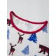 thumbnail image 4 of Pijamas navideños a juego para toda la familia: camiseta de manga larga con estampado de oso y pantalón a cuadros., 4 of 10