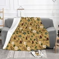 thumbnail image 2 of XMXT Throw Blanket, Christmas Decoration Print Machine Washable Blankets for Sofa, 80 x 60 inches, 2 of 9