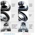 thumbnail image 2 of Big Call Bells, 3.38 Inch Diameter, Chrome Finish, All-Metal Construction, Desk Bell Service Bell for Hotels, Schools, Restaurants, Reception Areas, Hospitals, Warehouses(Silver), 2 of 6