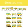 thumbnail image 6 of 600 Pcs School Bus Stickers 1 inch Cute Yellow Bus Transportation Party Supplies Back to School Labels DIY Art Toys For Adults Teens Kids, 6 of 7