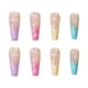 thumbnail image 3 of Xihbxyly Uñas de Ballet, Juego de 24 Uñas Postizas de Diseñador, Reutilizables, Estilo Ataúd con Pegatinas, Fáciles de Recortar y Limar, Perfectas para Fiestas y Bodas, Un Gran Regalo para Amigas., 3 of 3
