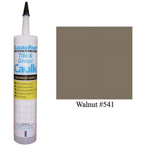 ColorFast Latex Colored Caulk - CBP Color Line: Walnut Sanded