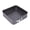 B, variant on Square Springform Cake Pan Non Stick Metal Baking Dish with Secure Clip Closure and Removable Bottom for Effortless Cake Release