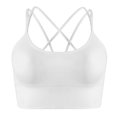 thumbnail image 1 of Ropa interior deportiva con espalda diagonal para mujer Correa acolchada Ropa interior de yoga de soporte medio adecuada para yoga fitness - adecuada para la circunferencia inferior del pecho 81-86cm Zhivalor BST3058706-2, 1 of 5