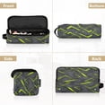 thumbnail image 4 of Hair Tools Storage with Heat Resistant Mat- The Neon Yellow Accents Printed Curling Iron Travel Bag/Flat Iron Case for Women, 4 of 8