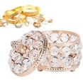 thumbnail image 4 of Crystal Jewelry Organizer, Exquisite Multi?Purpose Embossed Crystal Crystal Jewelry Box, Compact for Jewelry Decorating Dresser Wedding, 4 of 7