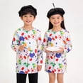 thumbnail image 2 of Ticikt Kids Art Smock,Waterproof Painting Apron Artist Smocks Long Sleeves Role Play Dress Up,Color:Multicolour,Size:10-14 Years, 2 of 6