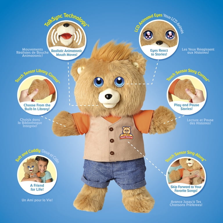 Teddy Ruxpin Electronic Plush Figure [Original Outfit] - Walmart.com