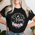 thumbnail image 2 of Blessed to Be Called Mimi T-Shirt – Cute Floral Grandmother Gift Tee – Mother's Day or Birthday Shirt for Women – Proud Mimi Family Love Apparel, 2 of 3