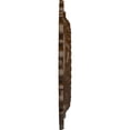 thumbnail image 4 of Ekena Millwork 13 1/4"OD x 6 5/8"ID x 1 1/8"P Orrington Ceiling Medallion (Fits Canopies up to 6 5/8"), Hand-Painted Root Beer Crackle, 4 of 5