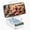 White, variant on Adjustable Cell Phone Stand with Wireless Induction Bluetooth Speaker, HD Surround Sound, Color-Changing LED Light, and Non-Slip Phone Holder – Perfect for Yoga and Kitchen, a Great Gift for Everyone