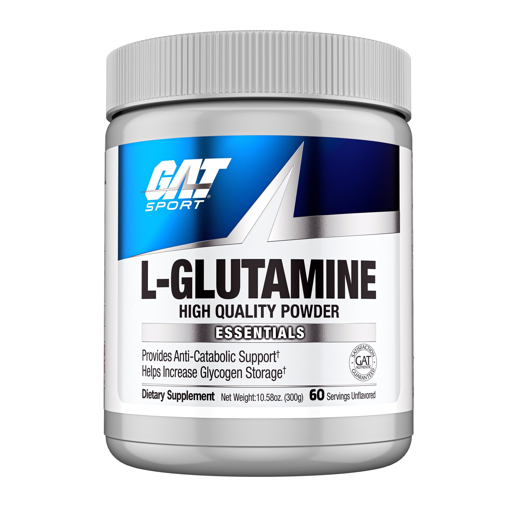 GAT SPORT L-GLUTAMINE, Unflavored, 10.58 oz (60 Servings)