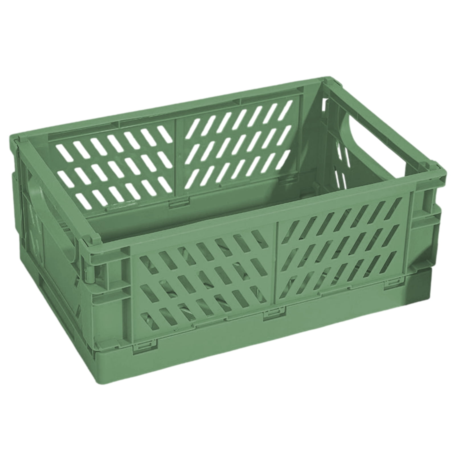 Mini Baskets PP Shelf Home Storage Bin Organizer Stacking Folding Baskets