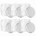 thumbnail image 3 of Zyler - 6 Pcs Mini Plastic Bottle Mason Jars Wide Mouth Pour Lid Baby Home Accessories, 3 of 5