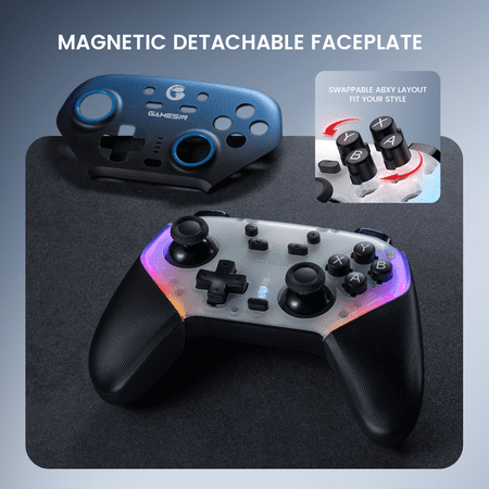GameSir Super Nova 無線&amp;有線 ゲームコントローラー マルチプラットフォーム 充電ドック付き Blue