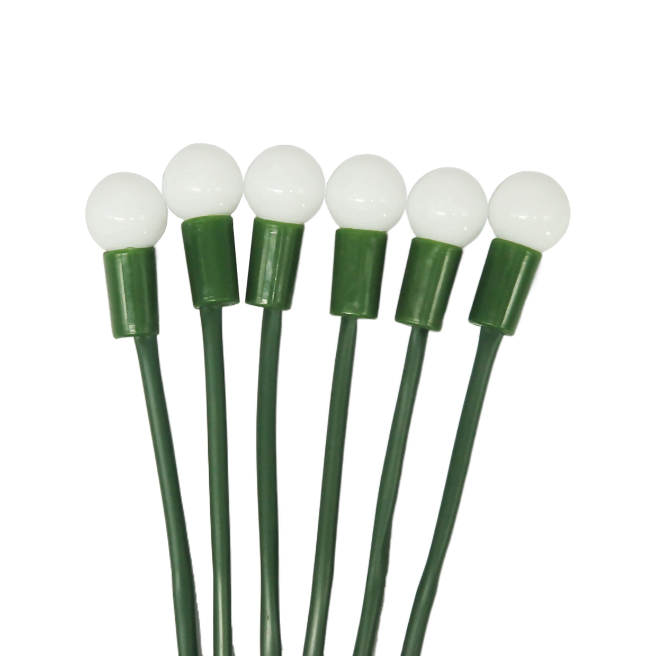 Outdoor Solar-Powered LED Fireflies Yard Stakes, Warm White, 27", 2 Count, by Holiday Time