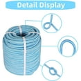 thumbnail image 3 of hostic Arborist Bull Rope, 1/2 Inch by 200 Feet 24 Strand High Strength Tree Rope for Flagpole Halyard Clothesline Camping Sailing Swings, 3 of 6