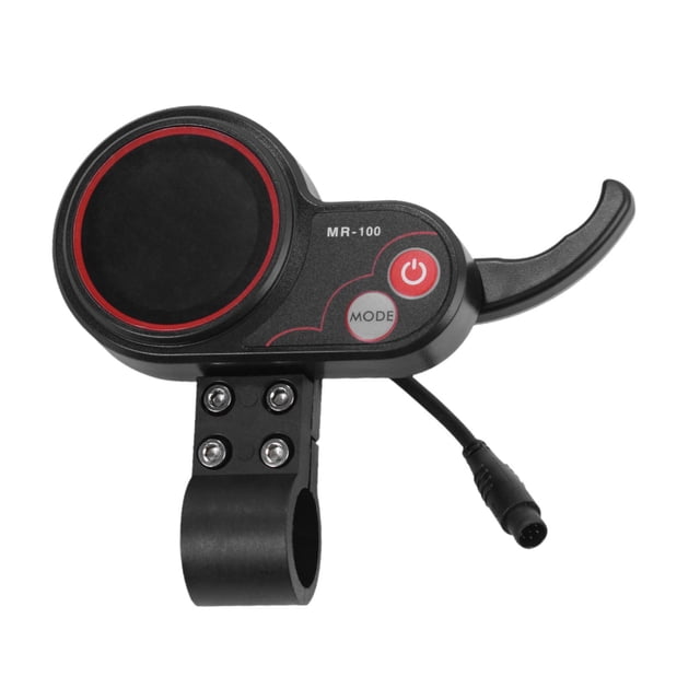 Quzzie Electric Thumb Throttle 48V Handlebar High Performance Replacement Professional Sturdy 6 Pin Controller LCD Display Dashboard