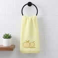 thumbnail image 2 of Unique Bargains Cartoon Embroidered 29" x 13" Soft Absorbent Hand Towels Yellow 4pk, 2 of 8