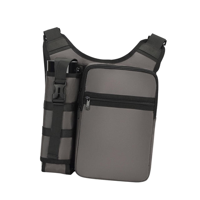 Bolso bandolera, bolso de hombro, elegante mochila portátil con bandolera, mochila para viajes de senderismo al aire libre, calle, mujeres y Gris Yinane Mochilas bandolera