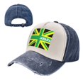 thumbnail image 7 of Men Women Jamaica Jamaican Kingdom Flag Baseball Cap Golf Dad Hat Adjustable Low Profile Cotton Hat, 7 of 7