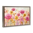 thumbnail image 2 of Stupell Industries Transitional Blooming Whimsy Pink & Yellow Brown Floating Frame Canvas Art, 31 x 21, by Andrea Haase, 2 of 8