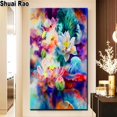 thumbnail image 1 of Vintage White Flowers 5d diy diamond painting Full square Round Drill embroidery cross stitch,Large Size still life,Home Art,Round drill 30x60cm Gao Jinjia LED, 1 of 2