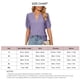 thumbnail image 1 of Blusa plisada hueca, escote en V, blusa plisada hueca, escote en V, blusa plisada con mangas abullonadas, diseño a prueba de futuro, 1 of 2
