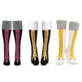thumbnail image 1 of Funny Chicken Leg Socks (Knee High), 1 of 12